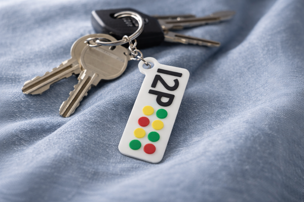 I2P Logo Keychain (3D Printed)