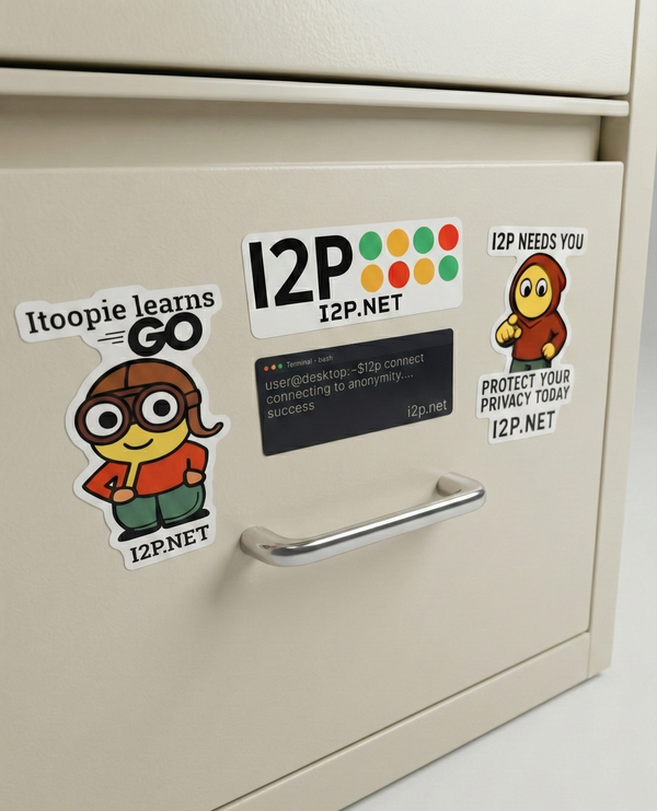 I2P Sticker Pack (4-Pack)